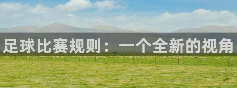 足球比赛规则：一个全新的视角